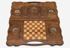 Detail of the bronze accents