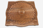 Detail of the carved petals