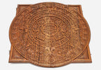 Detail of the carved Maya calendar centre