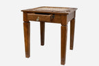 Classic chess table, side profile