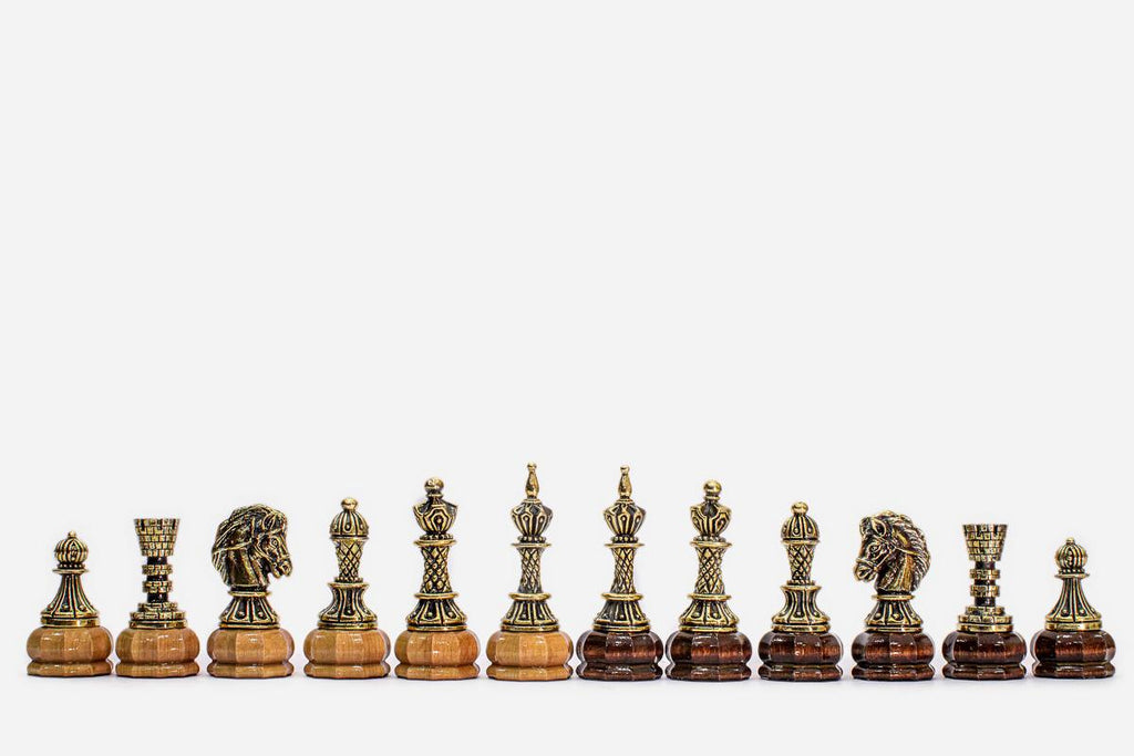 Luxury eternity chess set with carrying bag - full set