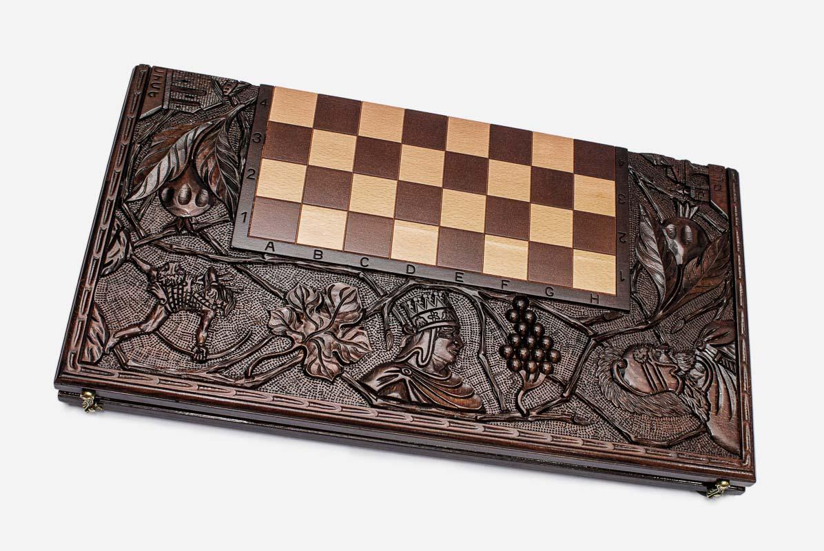 Kings chess set with carrying bag - full set