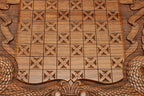 Detail of the carved lower serpent forms