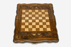 Armenian chess set open to the 11.8 inch / 30 cm playing field
