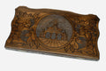 Armenian backgammon set carved with St. Gayane church