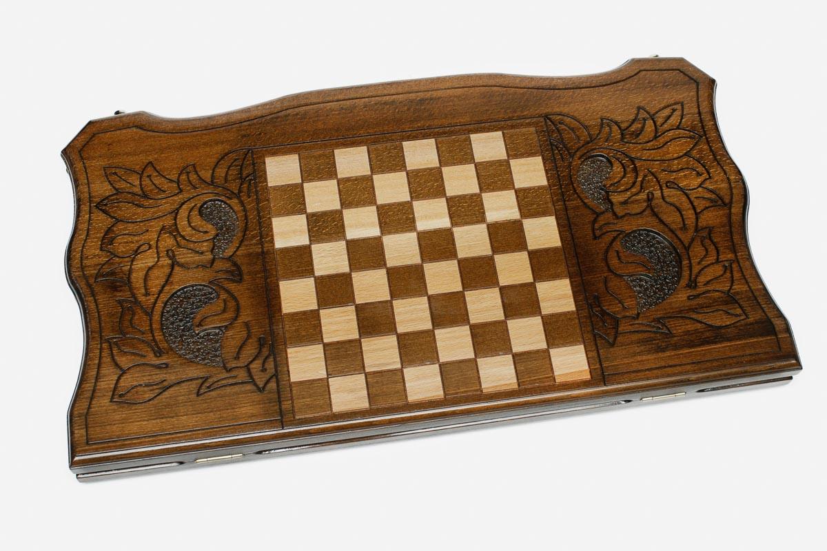 Noravank backgammon set folded, carved monastery against the cliffs