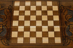 Noravank Armenian backgammon set with checkers and dice