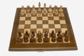 Chess Backgammon Set with Classic Border - handmade wooden combo board