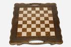 Warm beech grain across the full-size wooden board