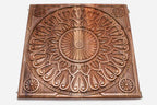 Detail of the carved acanthus leaves