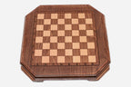 Close-up of the carved classic border on the small board