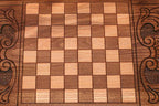 Side view of the folded board with its carry handle