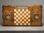 Luxury Backgammon Set – Ornate Carved Design