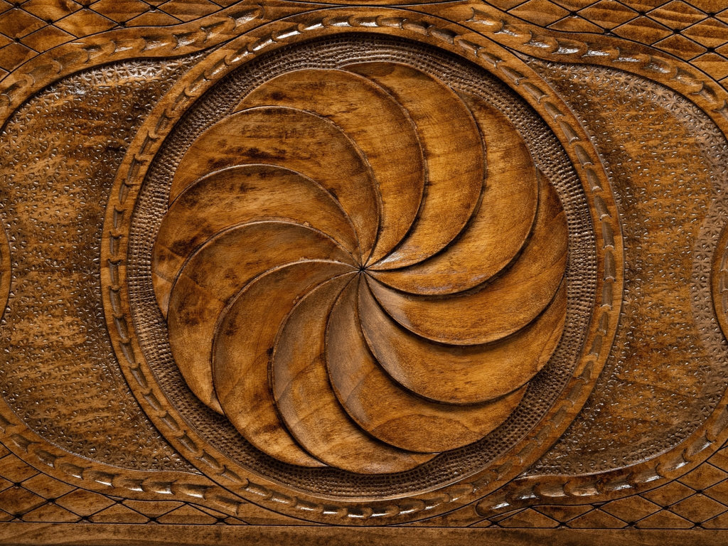 Luxury Backgammon Set – Armenian Eternity Symbol with Bronze Details