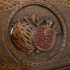 Luxury Backgammon Set – Pomegranate Design with Bronze Details