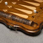 Luxury Backgammon Set – Carved Octagon Design