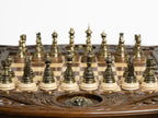 Storage drawer of the lion chess table
