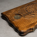 Luxury Backgammon Set – Ornate Carved Design