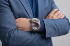 Minimalist artisan sterling silver watch for men and women