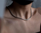 Puzzle Snake Chain Silver Necklace product image 6