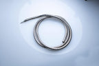 Durable sterling silver snake chain with puzzle link design
