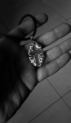 Sterling silver engraved cross