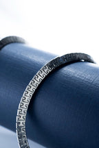 Triangle Link Silver Necklace