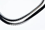 Triangle Link Silver Necklace