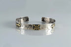 Mens sterling silver bangle