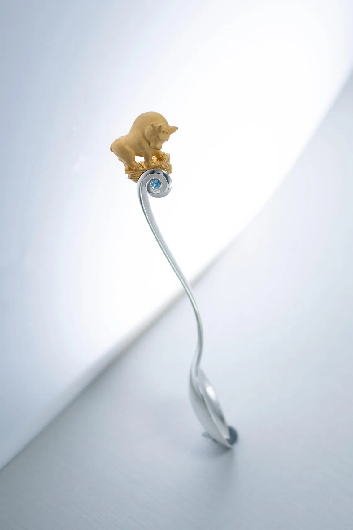 Taurus Silver Baby Spoon