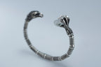 Sterling silver eagle cuff