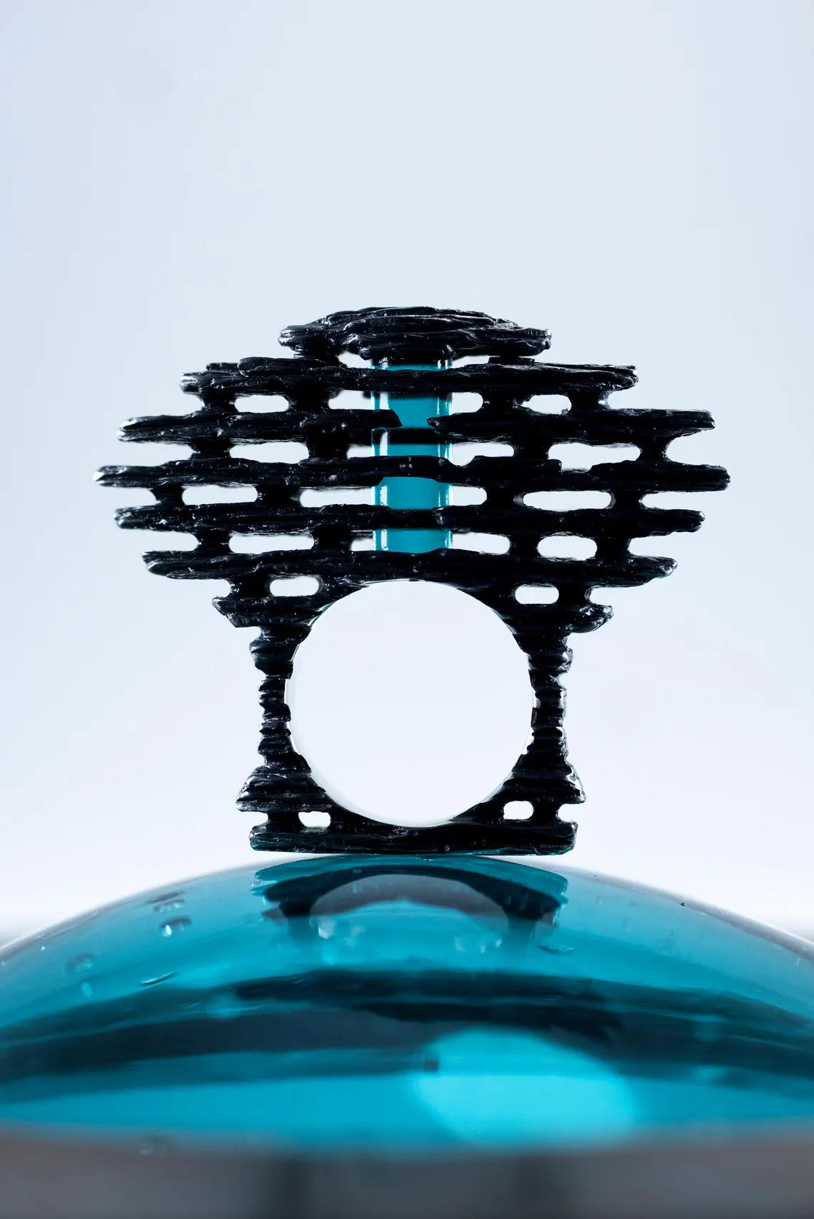 Contemporary architectural jewelry ring