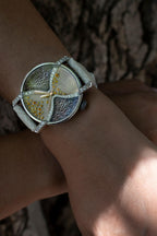 Artisan sterling silver women’s watch with sapphire crystal