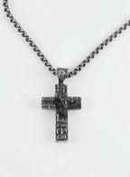 Double sided sterling silver cross