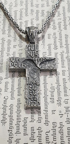 Christian silver pendant