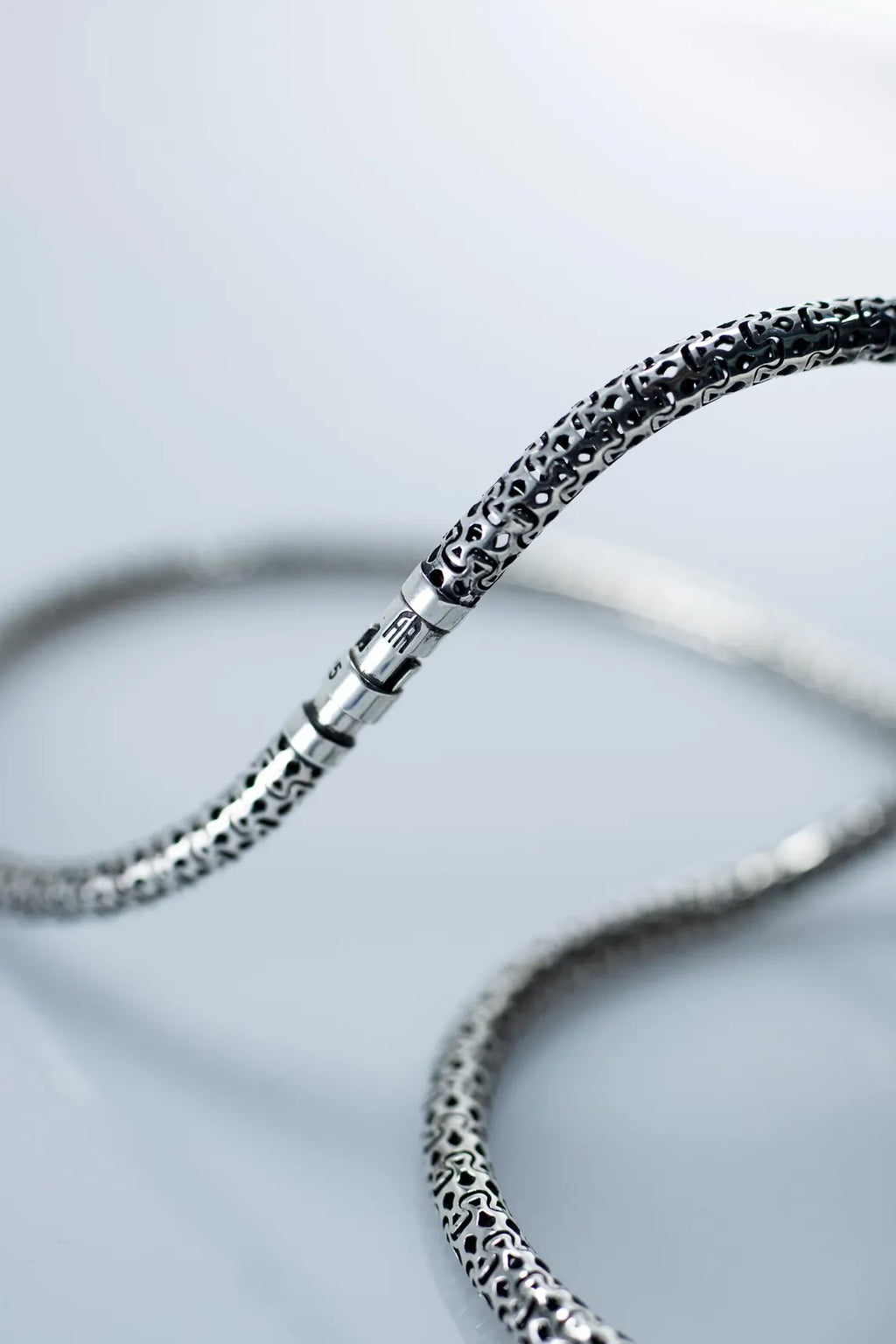 Handcrafted 925 Sterling Silver Smooth Snake Chain Necklace for Men & Women