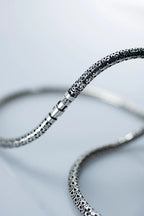 Smooth Snake Chain Silver Necklace product image 4