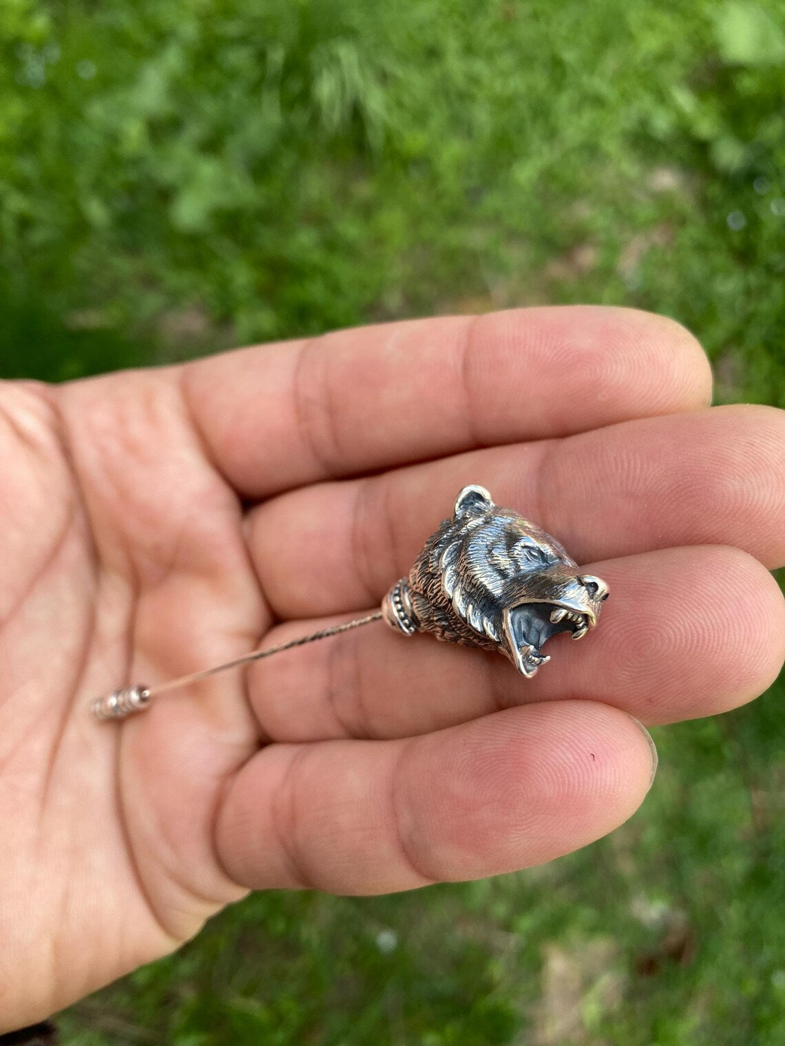 Handmade animal stick pin