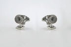 Aries zodiac sterling silver cufflinks