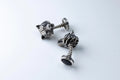 Bear Head Silver Cufflinks