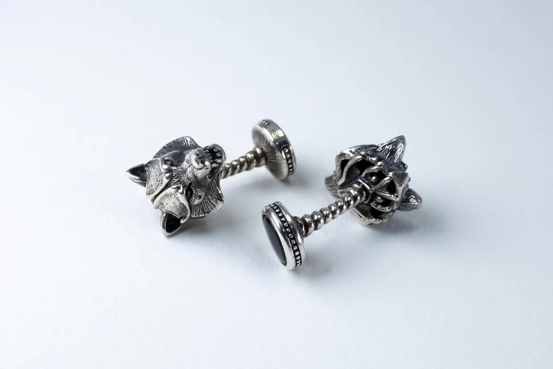 Animal cufflinks for men
