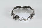 Elegant leaf jewelry bracelet