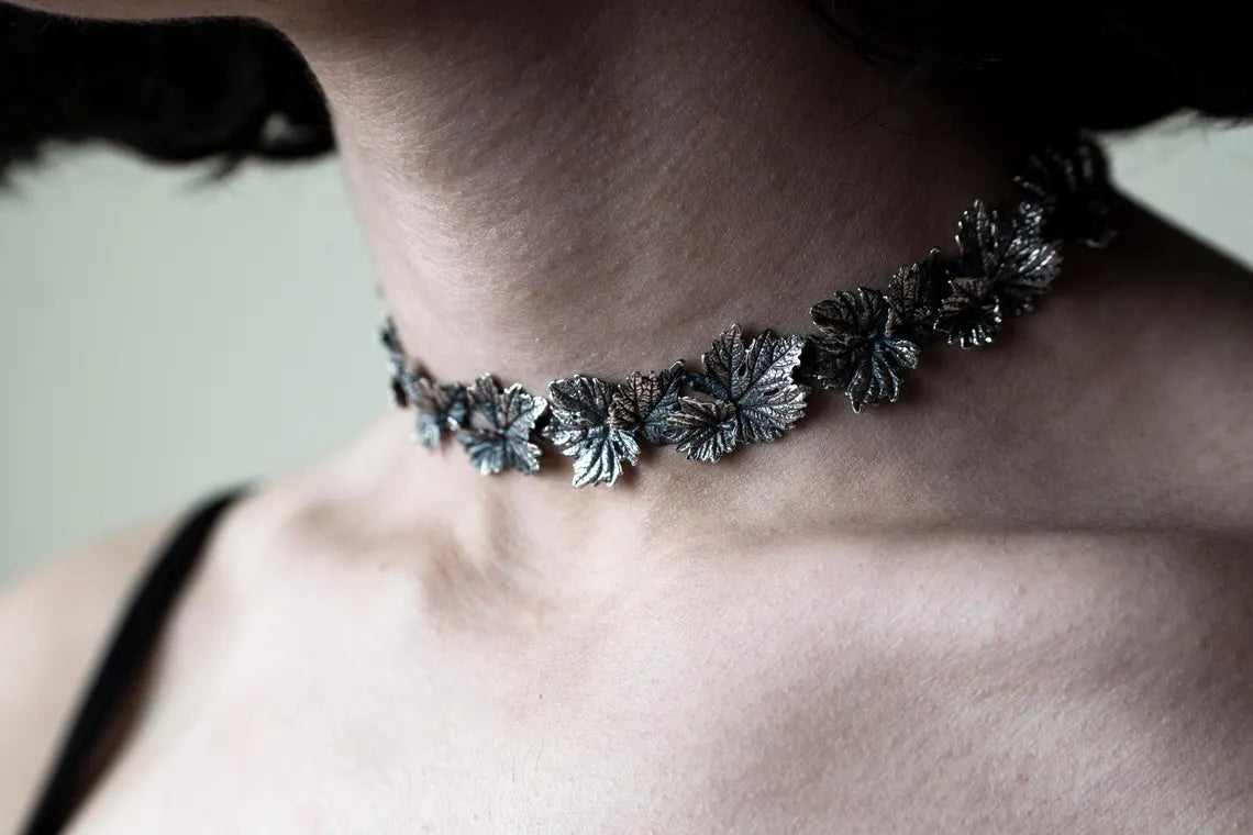 Grape Leaf Silver Jewelry Set product image 9