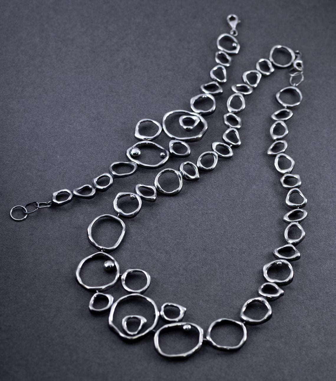 Contemporary artisan jewelry set inspired by the Air element