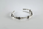 Organic sterling silver statement ring