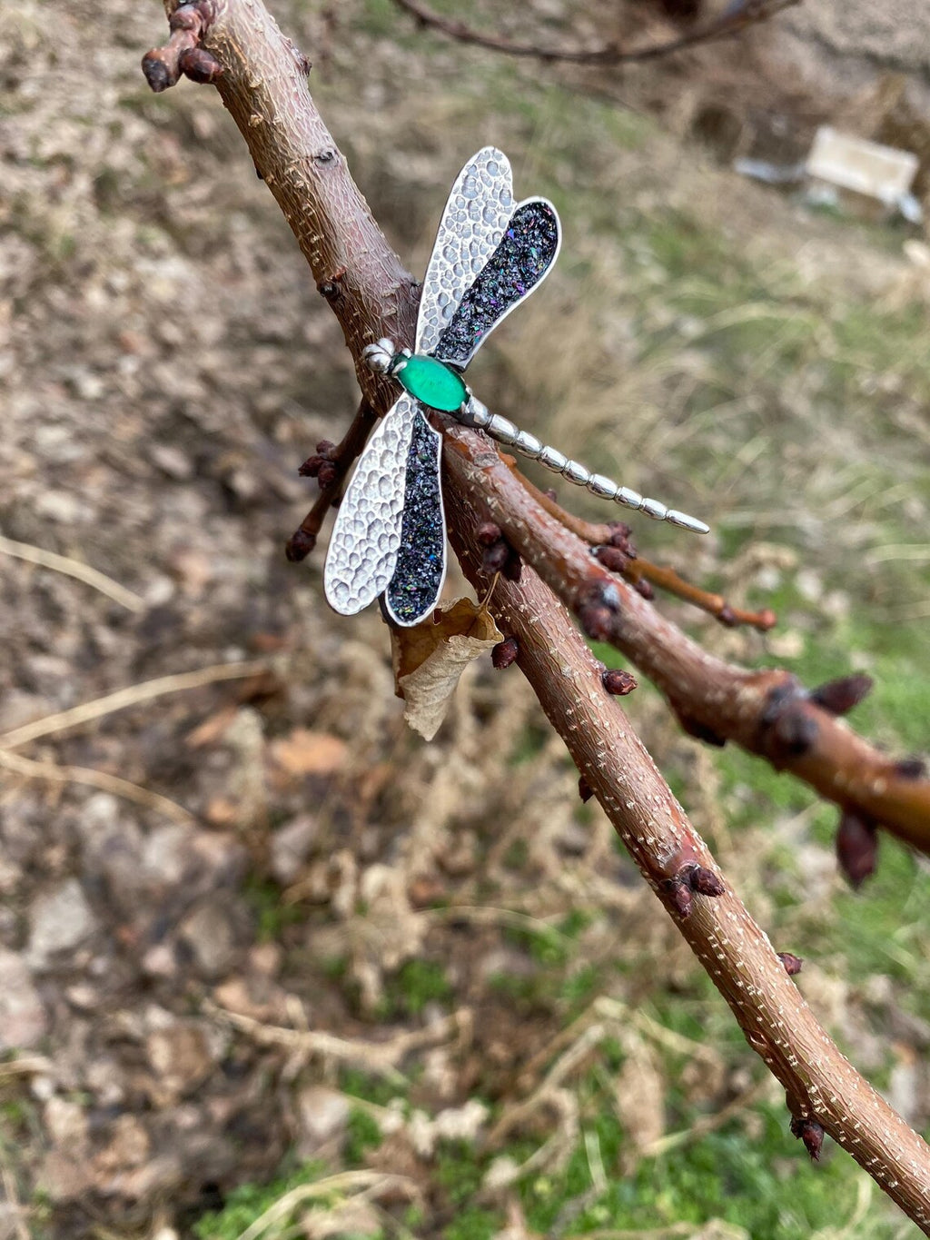 Handmade dragonfly jewelry