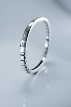 Mens silver link bracelet