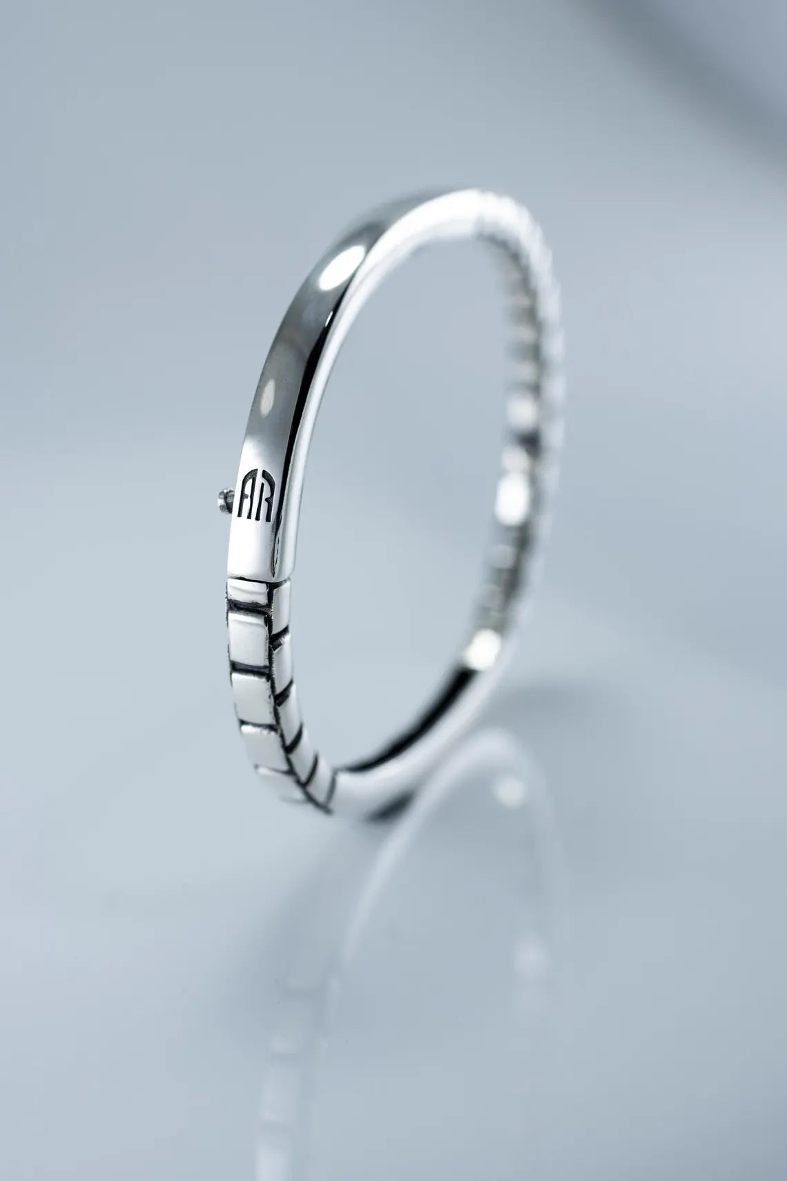 Mens silver link bracelet