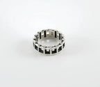 Contemporary handmade silver ring for everyday wear