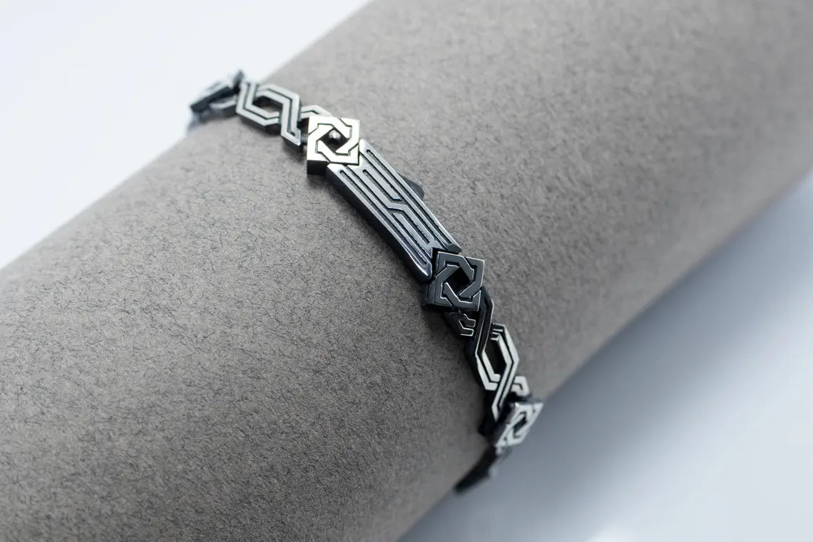 Artisan geometric silver jewelry